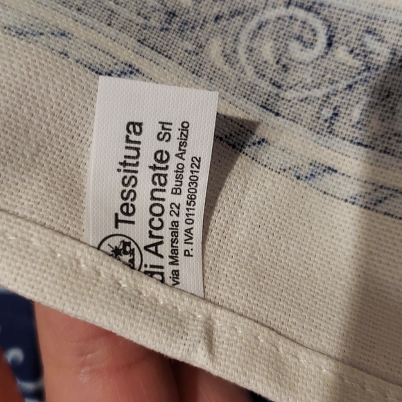 Tessitura di Arconate ROMA Tea Towel Wall Hanging 35" x 24" Cotton Made In Italy - Picture 9 of 10